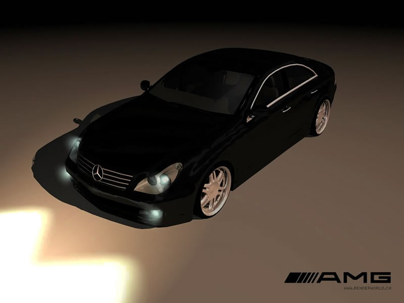 Renderworld Mercedes Benz 500 CLS