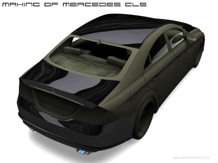 Renderworld Mercedes Benz 500 CLS