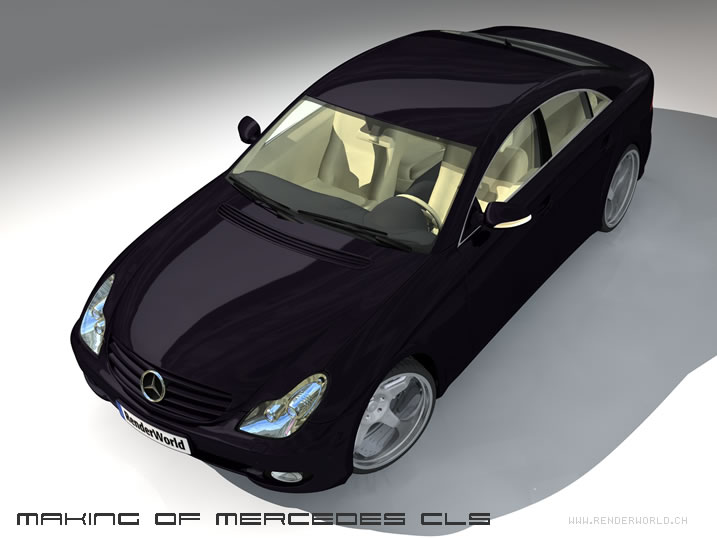 Renderworld Mercedes Benz 500 CLS