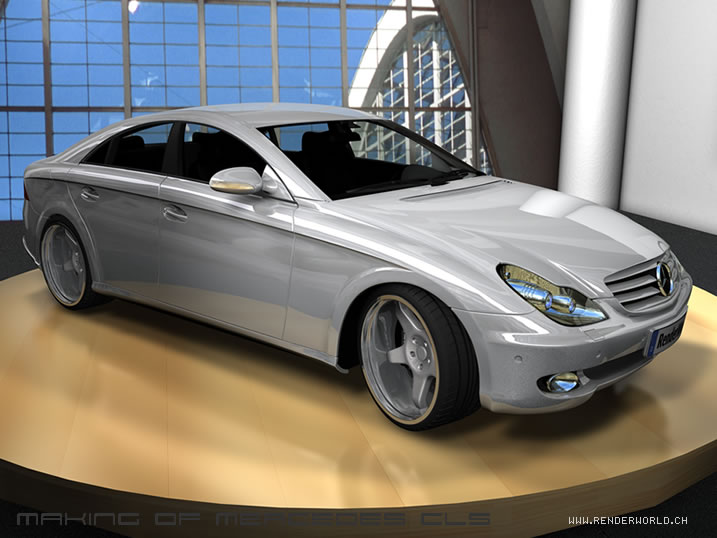 Renderworld Mercedes Benz 500 CLS