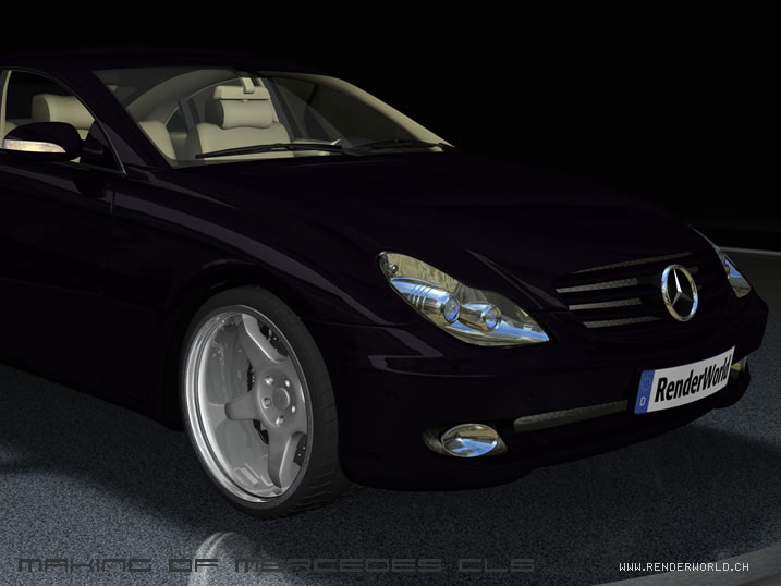 Renderworld Mercedes Benz 500 CLS