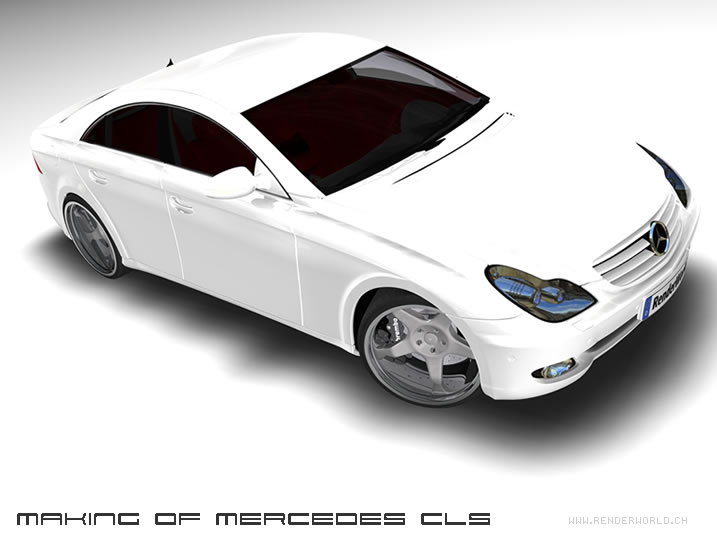 Renderworld Mercedes Benz 500 CLS