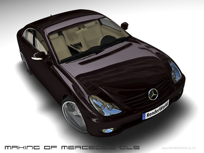 Renderworld Mercedes Benz 500 CLS