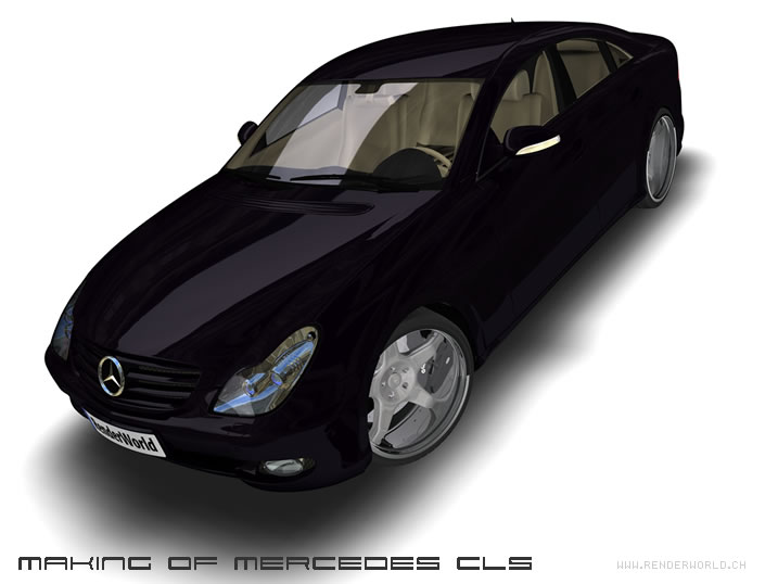 Renderworld Mercedes Benz 500 CLS