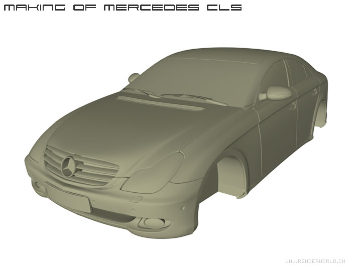 Renderworld Mercedes Benz 500 CLS