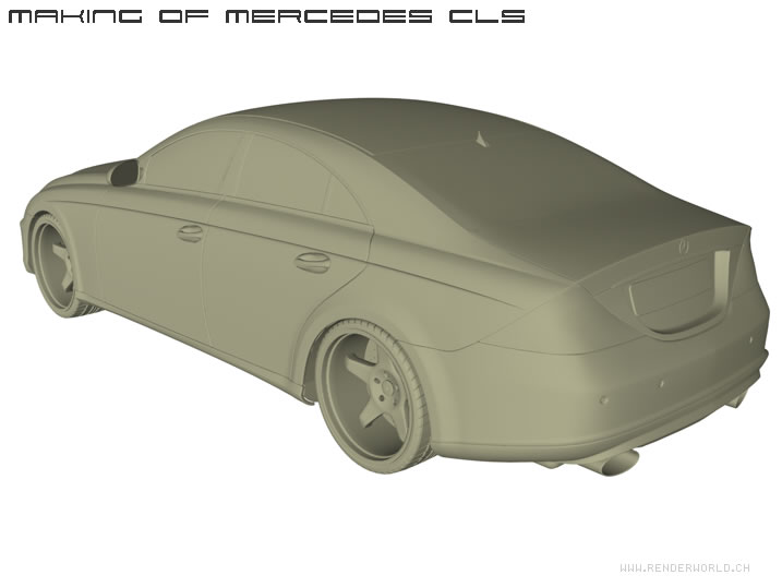 Renderworld Mercedes Benz 500 CLS