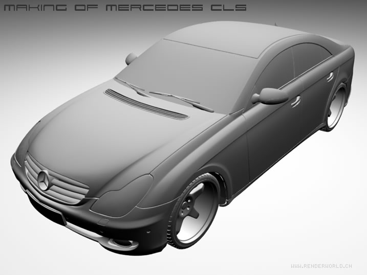 Renderworld Mercedes Benz 500 CLS