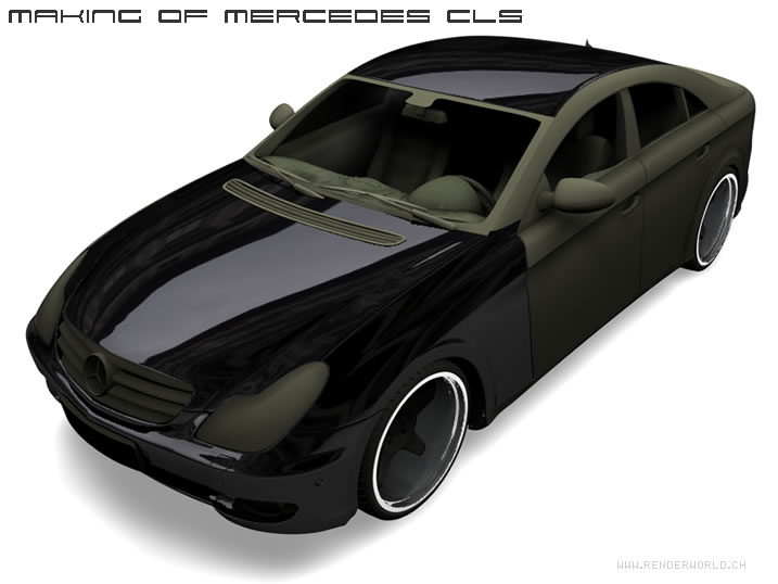 Renderworld Mercedes Benz 500 CLS